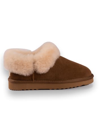 Aus Wooli Slipper Coogee in Tan