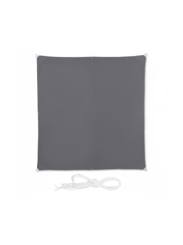 relaxdays Sonnensegel in Grau (B)300 x (T)300 cm