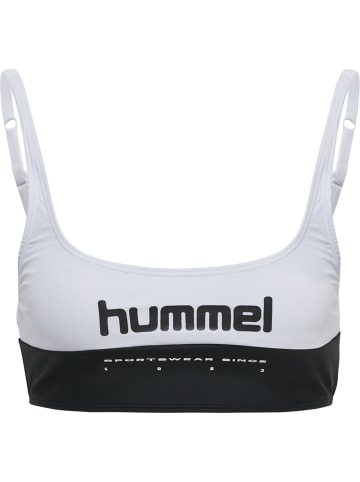 Hummel Bade-T-Shirt Hmlcindi Swim Top in WHITE/BLACK