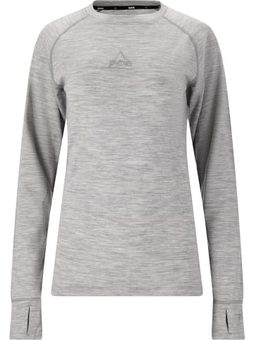 SOS Langarmshirt Nuuk in 1005 Light Grey Melange