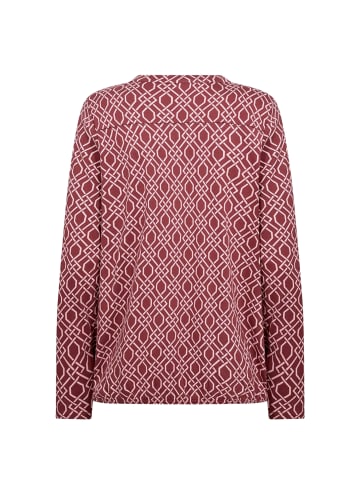 soyaconcept T-shirt SC-FELICITY in 4470C DK. RED COMBI