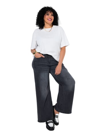 Ulla Popken Jeans in dunkelgrau denim