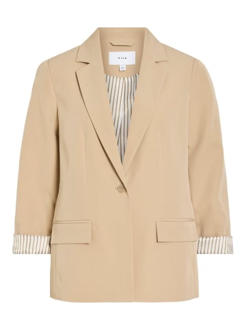 Vila Einreihiger Blazer in Silver Mink1