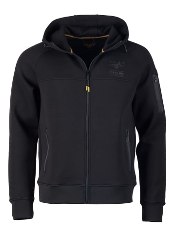 TOP GUN Sweatjacke TG25007 in schwarz