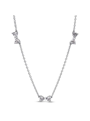Pandora Damen-Kette Schleife Memoire Silber