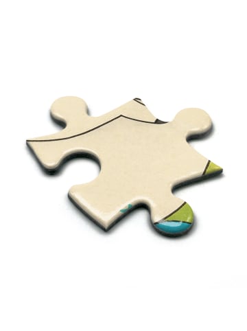 Mr. & Mrs. Panda Puzzle Einhorn Mitteilung Design mit Spruch in Weiß