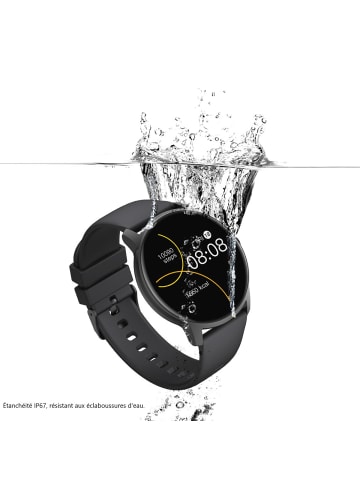 Platyne Multifunktionale Smartwatch in Schwarz