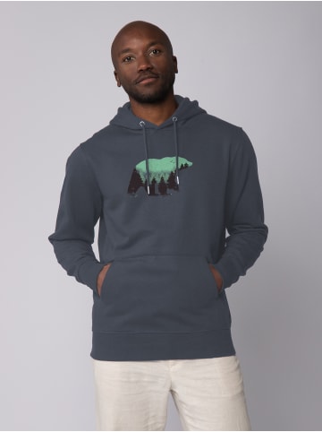 wat? Apparel Sweatshirt Waldbär in India Ink Grey