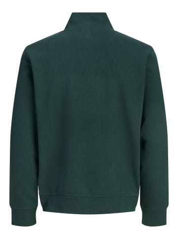 Jack & Jones Sweatshirt mit halbem Reißverschluss in Scarab