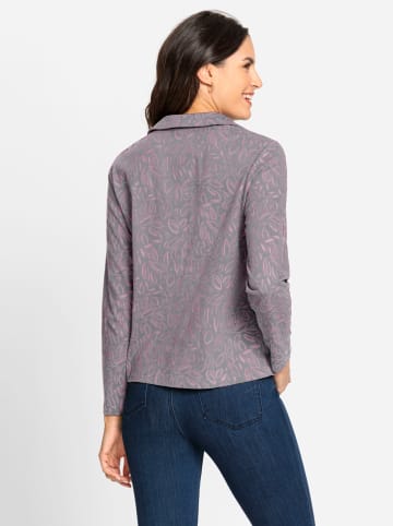 WITT WEIDEN Shirt in steingrau-rosé