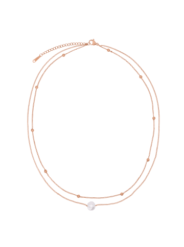 Steel_Art Layering Halskette Frauen Juliette rose goldfarben in rosegoldfarben