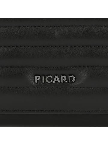 PICARD Evolute 1 Geldbörse Leder 13.5 cm in schwarz