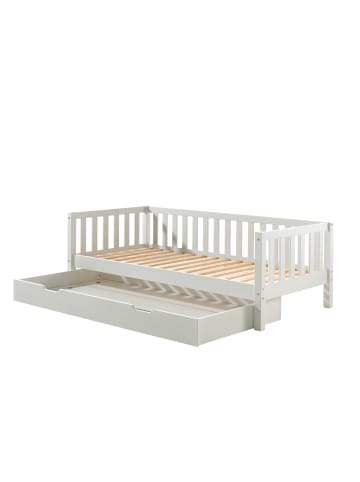 58 aufm Kessel KOJENBETT Karena 211x68x98 aus Massivholz in Weiß