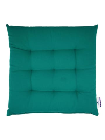 Tom Tailor Sitzkissen mit 9 Punkt-Steppung DOVE in Aquamarin