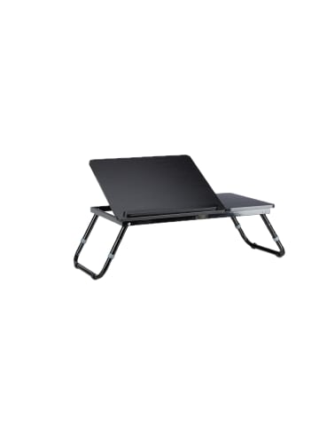relaxdays 2 x Laptoptisch in Schwarz - (B)75 x (H)40 x (T)35 cm