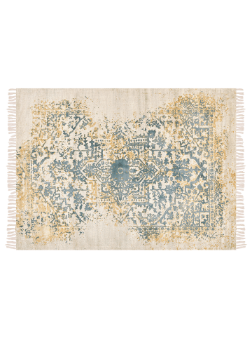 Beliani Orientalisch BOYALI in Grün/Gelb/Beige - (W) 160 x (H) 4 x (L) 230 cm