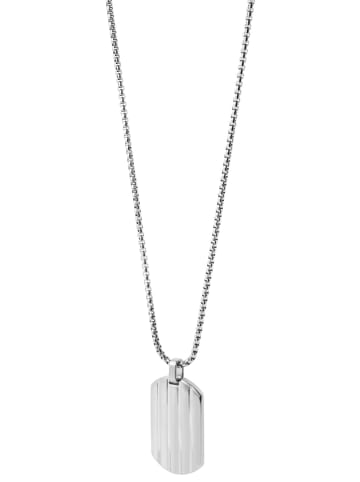 Adeliás Unisex Halskette mit Anhänger – aus Edelstahl in silber