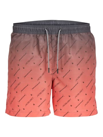 JACK & JONES Junior Badeshorts JPSTFIJI in hot coral