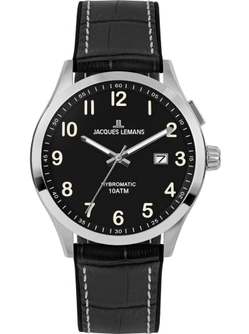 Jacques Lemans Uhr in Schwarz