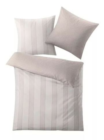 Kleine Wolke Bettwäsche Satin Lina in taupe