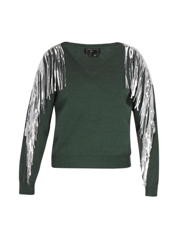 faina Damen Pullover in Dunkelgrün