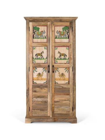 Giner y Colomer Schrank aus Mangoholz, 92 cm, ethnischer Kolonialstil
