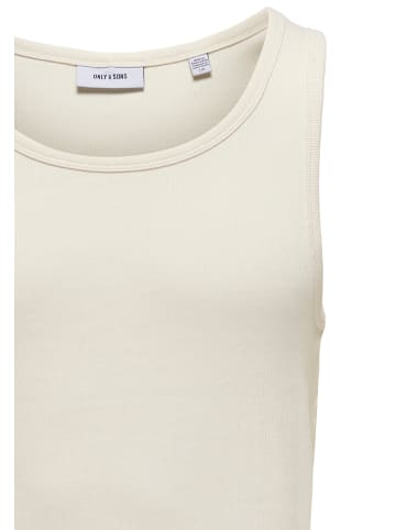 Only&Sons Tank-Top 'Tanner Reg' in weiß