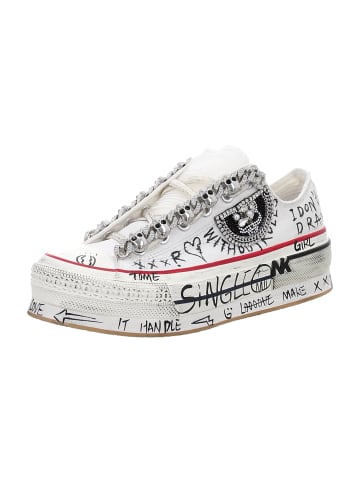 Nan-Ku Plateau Sneaker in Weiß