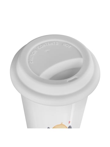 Mr. & Mrs. Panda Thermobecher Mops ohne Spruch in Weiß