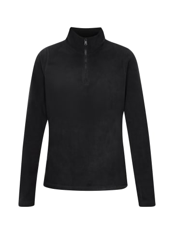 myMo Women Fleece Pullover in Schwarz