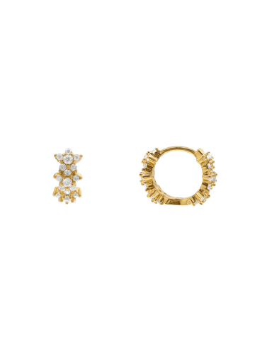 Steel_Art Creolen Damen Maelle goldfarben in goldfarben