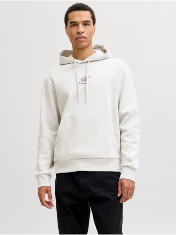 Jack & Jones Kapuzenpullover in White Melange