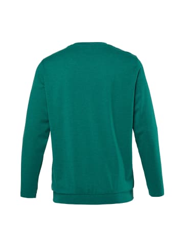 Men Plus Kurzarm T-Shirt in grün
