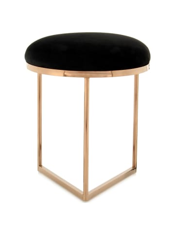 Kayoom Hocker Wynona in schwarz - roségold