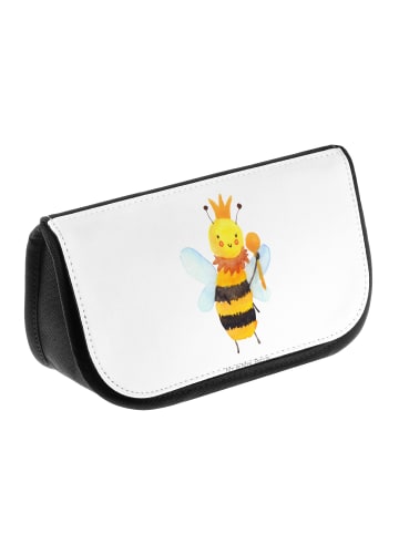 Mr. & Mrs. Panda Kulturbeutel Biene König ohne Spruch in Weiß