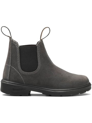 Blundstone Chelsea Boot "2594 Steel Grey Waxed Suede (Kids)" in Grau