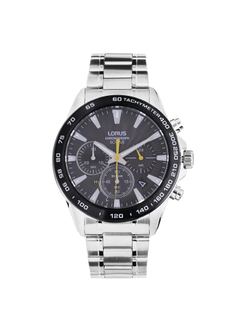 Lorus Stahl Solar & Chronograafuhr Lorus Silber