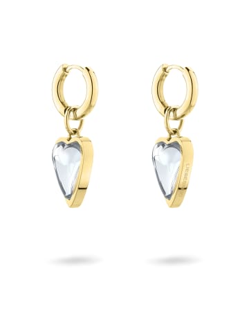 LIEBESKIND BERLIN Creolen - Glass Heart in gold