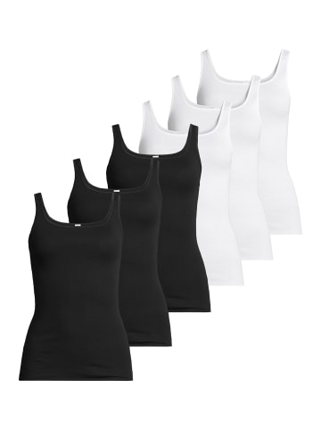 Nina von C. Unterhemd / Top Fine Cotton in Schwarz / weiß