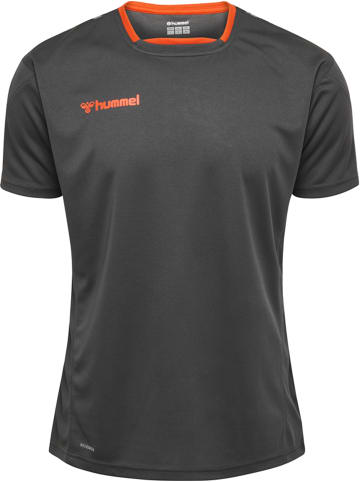 Hummel Hummel T-Shirt Hmlauthentic Multisport Kinder Atmungsaktiv Schnelltrocknend in ASPHALT