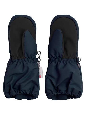 Color Kids Feustling Mittens Long W. Zipper in Rauchblau