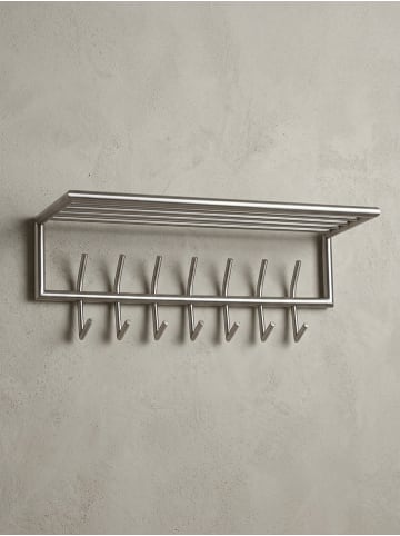 KADIMA DESIGN Wandgarderobe | Stahl, 74,5x30x29cm, Hutablage