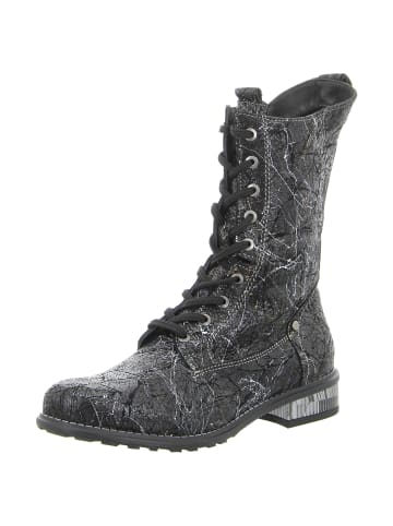 SIMEN Schnürstiefelette in schwarz