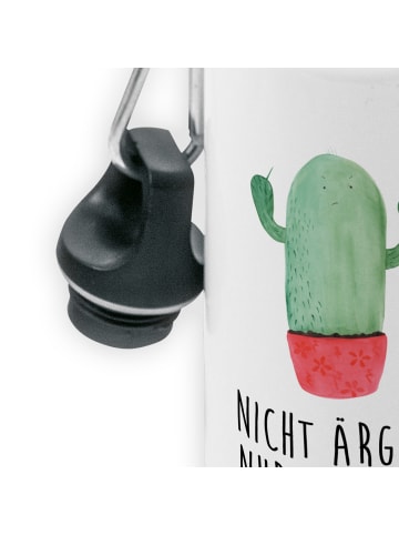 Mr. & Mrs. Panda Trinkflasche Kaktus Wut mit Spruch in Weiß