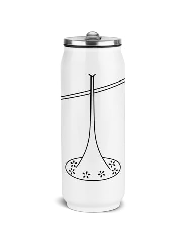 Mr. & Mrs. Panda Edelstahl Trinkflasche Sternzeichen Waage ohne ... in Weiß