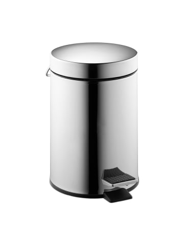 relaxdays Kosmetikeimer in Silber - 3 Liter