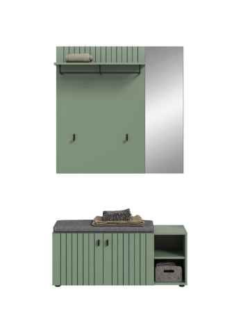 ebuy24 Staubgrün 106 x 37 cm