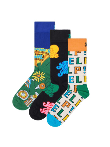 Happy Socks Socken 3er Pack in The Beatles 2