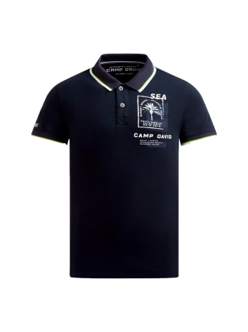 CAMP DAVID  Poloshirt 'Oceanfront' in dunkelblau