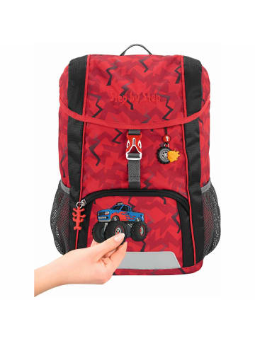 Step by Step Junior KID Rucksack-Set Monster Truck Rocky 3-tlg. in rot